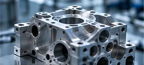 Precision machined metal component